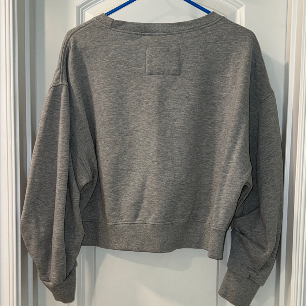 Risen Gray Cropped Sweatshirt - Picture 5 of 5